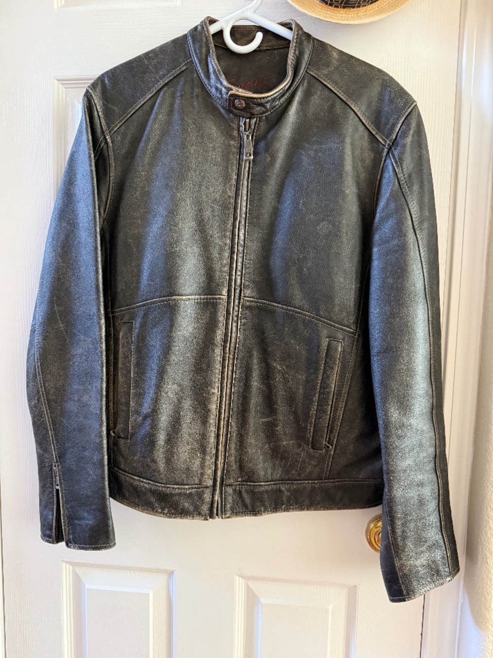 Rogue Distressed Leather Jacket